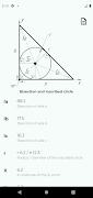 Triangle angle calculator capture d'écran 4
