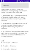 7 Schermata Dictionary