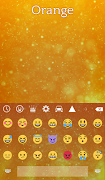 Orange Animated Keyboard screenshot 3