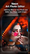 Neon Photo Editor : Neon Photo captura de pantalla 2