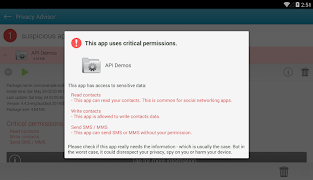 Privacy Advisor captura de pantalla 3
