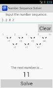 Number Sequence Solver โปสเตอร์