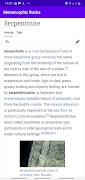 Metamorphic Rocks screenshot 3