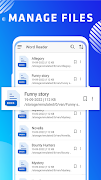 Word Office doc ، docx reader تصوير الشاشة 4