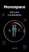 1 Schermata Monospace - Digital Watch Face