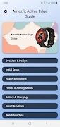 1 Schermata Amazfit Active Edge Guide