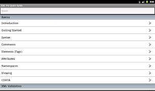 XML Pro Quick Guide Free تصوير الشاشة 5