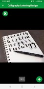 برنامه‌نما Calligraphy Lettering Design عکس از صفحه