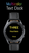 Text Clock Watch Face скриншот 6