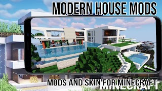 Cool House Mod - Modern House Mod For Minecraft PE स्क्रीनशॉट 3