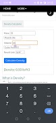 برنامه‌نما Density Calculator عکس از صفحه