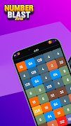 Number Blast 2048 imagem de tela 2