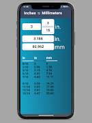 Inches and Millimeters screenshot 3