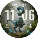 Jurassic: Dinosaur Watch Face APK