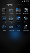 Matte Black Tech Theme screenshot 2