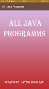 All Java Programs penulis hantaran