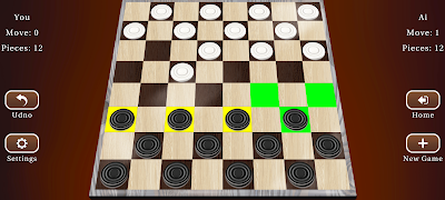 Checkers 3D captura de pantalla 2