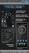 Black Leather HD Watch Face 截图 2