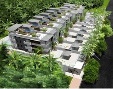 Renderização arquitetônica 3d imagem de tela 3