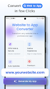 Web2App: Web to App Converter capture d'écran 1