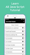 Learn All Js Tutorial اسکرین شاٹ 2