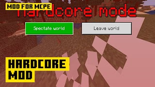 برنامه‌نما Hardcore Mod for Minecraft PE عکس از صفحه