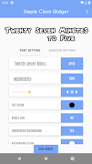 Word Clock Widget - Text Clock ภาพหน้าจอ 2