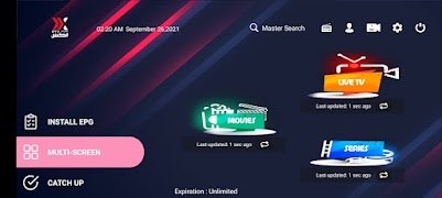 برنامه‌نما Xiptv Pro عکس از صفحه