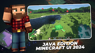 Java Edition Minecraft UI 2024 poster