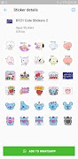 BT21 Cute Stickers screenshot 2