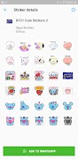 BT21 Cute Stickers screenshot 2