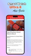 Smart Watch Ultra 8 app guide imagem de tela 4