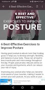 Posture Correction Exercise ảnh chụp màn hình 3
