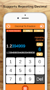 Fraction Calculator + Decimals syot layar 5