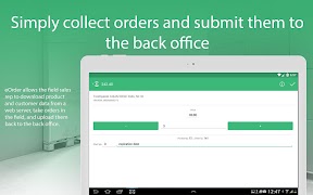 eOrder Sales App imagem de tela 7