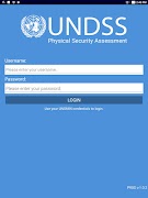 UNDSS PSA tool Screenshot 5