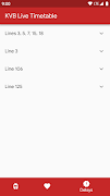 KVB Live Timetable ภาพหน้าจอ 4
