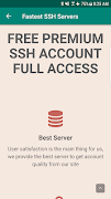 Fastest SSH Servers 截图 1