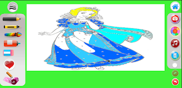 Princess Coloring book स्क्रीनशॉट 3