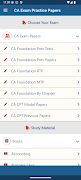CA Foundation Practice Tests تصوير الشاشة 6