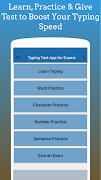 Typing Test Master for Exams poster