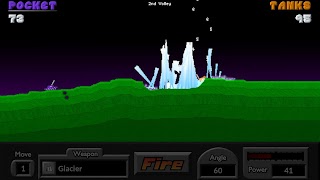 برنامه‌نما Pocket Tanks عکس از صفحه