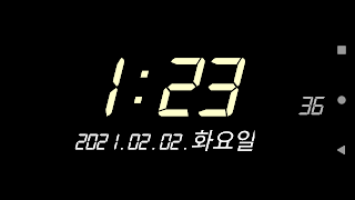 full screen clock screenshot 1