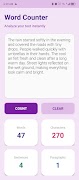 Word Counter App اسکرین شاٹ 1