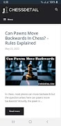 Chess Detail 海報
