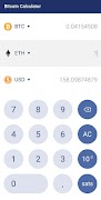 برنامه‌نما Bitcoin Calculator عکس از صفحه
