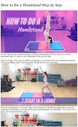 Gymnastics Handstand Exercises poster