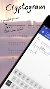 Cryptogram - puzzle quotes captura de pantalla 1