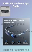 برنامه‌نما Rokid Air Hardware App Guide عکس از صفحه