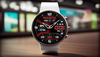 Hybrid KRUNO URX06 Watch face capture d'écran 1